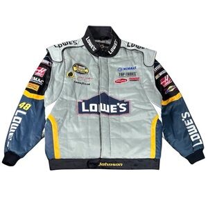 Vintage Jimmie Johnson Lowes Nascar Chase Authentics Racing Jacket